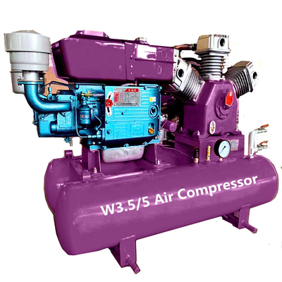 Roterende zuigercompressorband aangedreven industriële luchtcompressor machine mobiele luchtcompressoren te koop