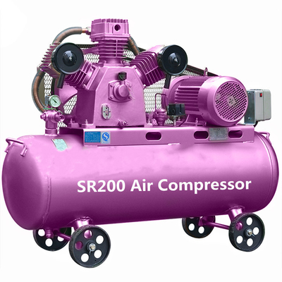 Mini luchtcompressor Gordel aangedreven zuiger luchtcompressor Industrieel luchtcompressor machine