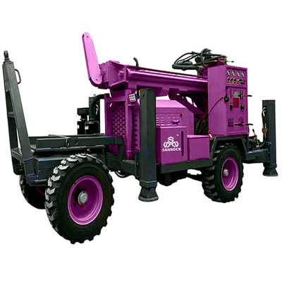 Draagbare boormachine voor waterputten met een druklengte van 3300 mm en hydraulisch systeem