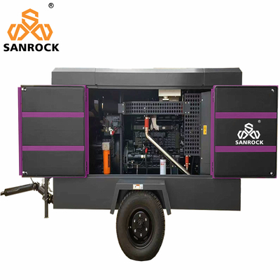 Stage III Emission Standard Screw Air Compressor Equipment voor mijnbouw bij druk van 20 bar
