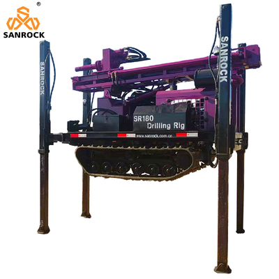 Boordiepte 180m Waterput Boormachine Crawler Boorgatboormachine