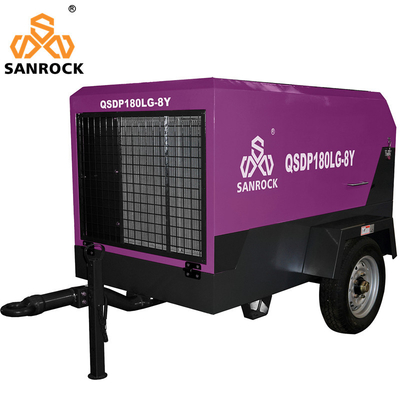 Draagbare schroefluchtcompressor Mining Schroef Diesel luchtcompressor machine