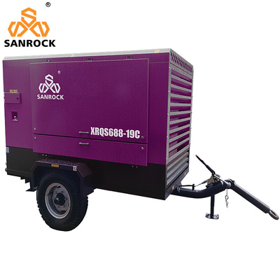 Diesel schroef luchtcompressor Machine Mining Mobile Rotary Schroef luchtcompressor