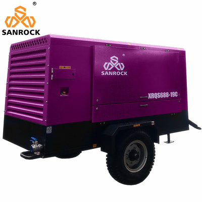 Diesel schroef luchtcompressor Machine Mining Mobile Rotary Schroef luchtcompressor