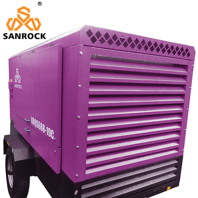 Diesel schroef luchtcompressor Machine Mining Mobile Rotary Schroef luchtcompressor