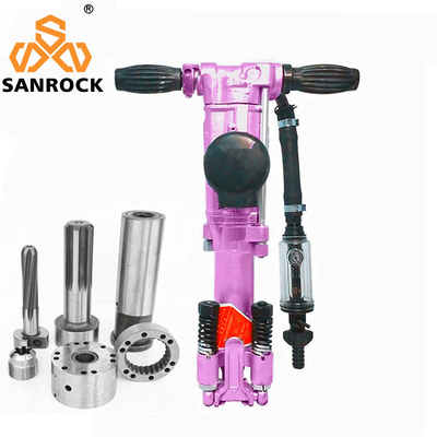 Draagbare boormachine voor het boren van rotsen Mining Pneumatische Jack Hammer Air Leg Rock Boormachine