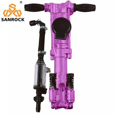Hoog boorefficiëntie Pneumatische rotsboormachine voor bouwwerkzaamheden Air Leg Jack Hammer