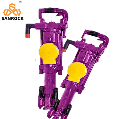 Pneumatische Jack Hammer Construction Works Handgehouden Air Leg Rock Boormachine