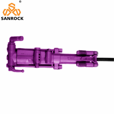 650 x 240 x 202 mm Air Leg Rock Drill Machine Draagbare Jack Hammer voor bouwwerkzaamheden