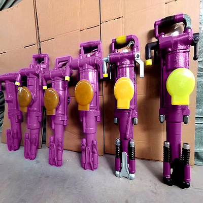 Handheld Jack Hammer Air Leg Rock Drilling Machine Mining Kleine pneumatische rotsboormachine