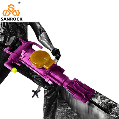 Kleine rotsbormachine Draagbare jack hamer mijnbouwmachines Pneumatische rotsborrel