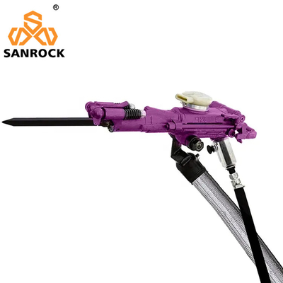 Draagbare Jack Hammer Air Leg Rock Drill Betonbreker Pneumatische Rock Drill Machine