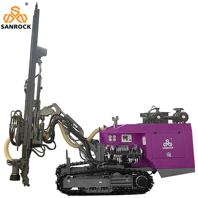 Top Hammer Hard Rock Mining Hydraulische DTH-boormachine met 22kw Max.Impulsvermogen