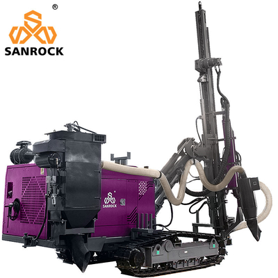 Top Hammer Hard Rock Mining Hydraulische DTH-boormachine met 22kw Max.Impulsvermogen