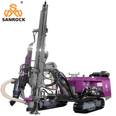 Top Hammer Hard Rock Mining Hydraulische DTH-boormachine met 22kw Max.Impulsvermogen
