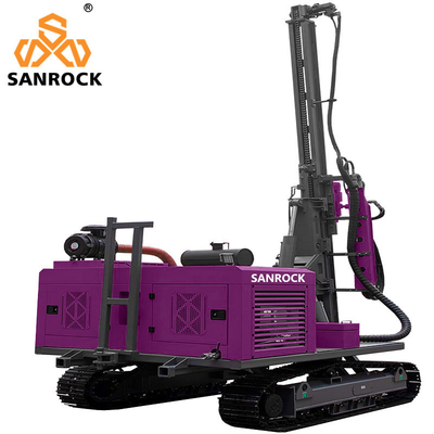 Highway Guardrail Piling Machinery met een capaciteit van 6000 KG en een boordiepte van 30 m