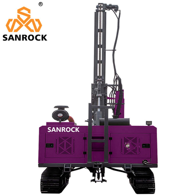 Highway Guardrail Piling Machinery met een capaciteit van 6000 KG en een boordiepte van 30 m