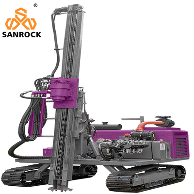 Highway Guardrail Piling Machinery met een capaciteit van 6000 KG en een boordiepte van 30 m