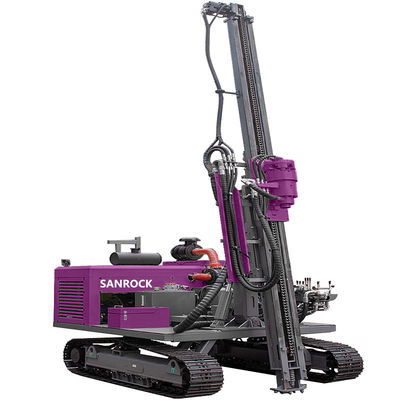 Highway Guardrail Piling Machinery met een capaciteit van 6000 KG en een boordiepte van 30 m