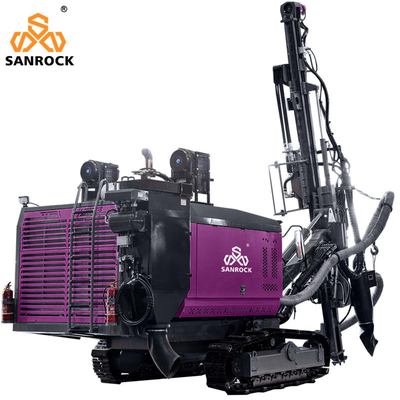 8900*2250*2650MM Hydraulisch boorapparaat Reissnelheid 1,5-3 km/u voor het boren van mijnstenen
