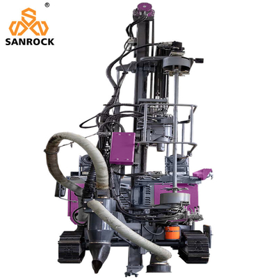 Reissnelheid 1,5-3 km/uur Hydraulische DTH-boormachine voor boorgaten