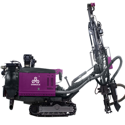 8900*2250*2650MM Hydraulisch boorapparaat Reissnelheid 1,5-3 km/u voor het boren van mijnstenen