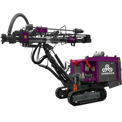 Geïntegreerde DTH-boormachine Mijnbouwapparatuur Blasthole 30m Diepte Crawler Hydraulische boormachine