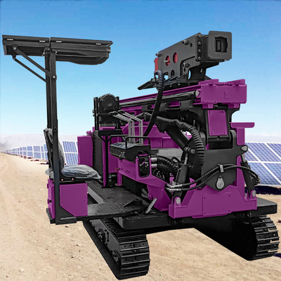 Multifunktioneel Pile Driver Machine Draagbare zonne-pille Ramming Machine Ground Schroef Pile Driver Te koop