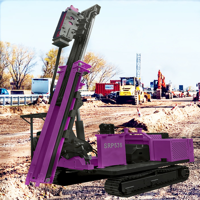 Solar Pile Driver Machine Guardrail Pile Drilling Rig Constructie Machinery Photovoltaic Hydraulische Pile Driver