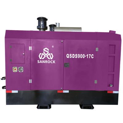 Versatile 3500kg Draagbare Diesel Schroef Air Compressor Mijnbouw Air Compressor Machine