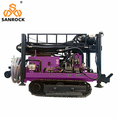 Lifting Force 15T Crawler Water Well Drilling Rig Hydraulische boorgat boormachine met Yuchai motor