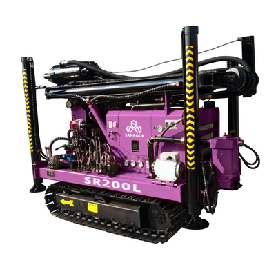 Lifting Force 15T Crawler Water Well Drilling Rig Hydraulische boorgat boormachine met Yuchai motor