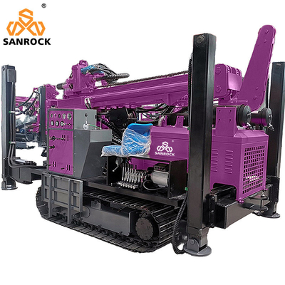 Borerstaaf Diameter 76mm 89mm Crawler Water Well Drilling Rig Machine 4000×1850×2300mm