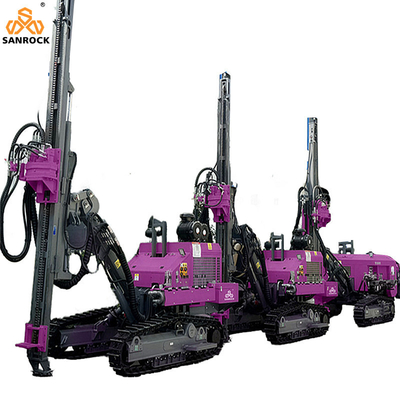 Crawler boormachine Lifting Force 25KN Hydraulische DTH boormachine Mining Down De gaten boormachine
