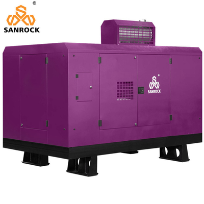 Schroefluchtcompressor waterput luchtcompressor machine draagbare diesel luchtcompressor