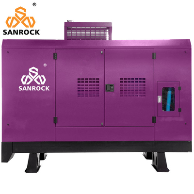 Schroefluchtcompressor waterput luchtcompressor machine draagbare diesel luchtcompressor