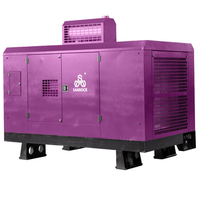 Schroefluchtcompressor waterput luchtcompressor machine draagbare diesel luchtcompressor