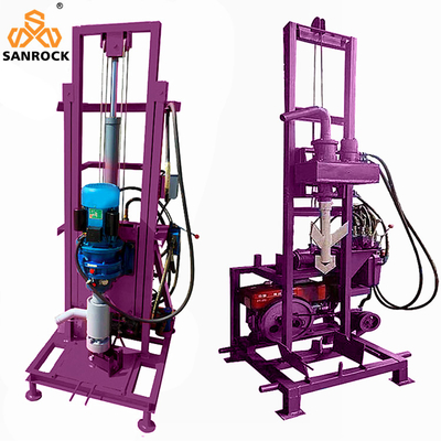 Draagbare boormachine voor waterputten voor diepwaterboren 75-300 mm boorddiameter