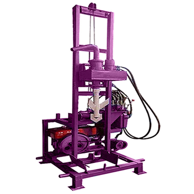 Hydraulische boormachine voor waterputten met aanhangwagen voor boordiepte van 120 m en capaciteit van 200 kg