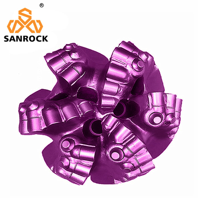 API PDC Petroleum Drill Bit Rock Drilling Tools 6 Blades Matrix Body Diamant PDC Bit