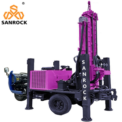 13T Lifting Force Rotary Drilling Rig Draagbare hydraulische waterputborer