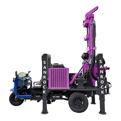 13T Lifting Force Rotary Drilling Rig Draagbare hydraulische waterputborer