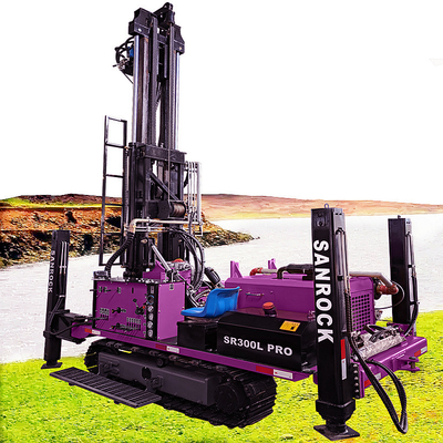 138-325 mm Boring Diameter Crawler Water Well Drilling Equipment met Yuchai Engine