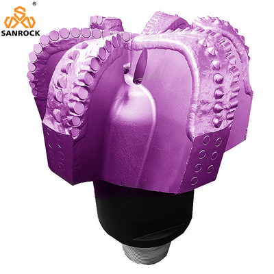 API PDC Petroleum Drill Bit Rock Drilling Tools 6 Blades Matrix Body Diamant PDC Bit