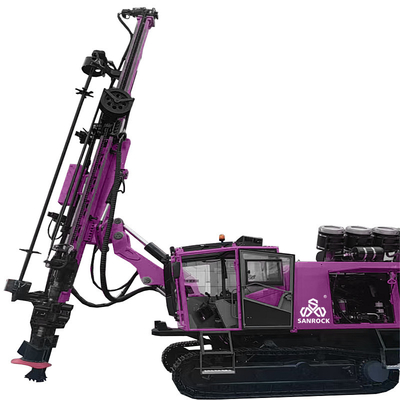 40KN Mijnbouwboormachine Geïntegreerde DTH-boorapparatuur Hydraulische boormachine