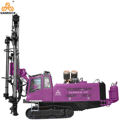 Surface DTH Drilling Rig Depth 28m Crawler Blast Hole Drill Rig Integrated Drilling Equipment