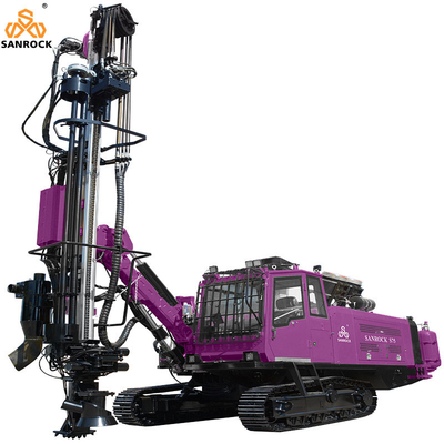 Geïntegreerde DTH-boorapparatuur Diepte 28 m Hydraulische mijnbouwboormachine Crawlerboormachine