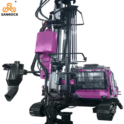 Geïntegreerde DTH-boorapparatuur Diepte 28 m Hydraulische mijnbouwboormachine Crawlerboormachine