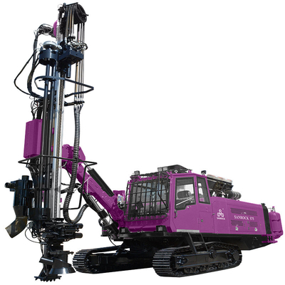 Bergboringsboormachine Voedingsslag 4750mm Geïntegreerde boormachine