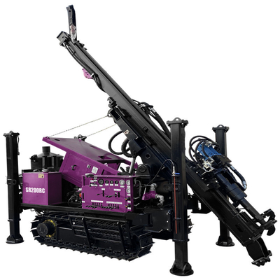 Reverse Circulation Drilling Rig Hydraulische RC Boormachine Diepte 200m Exploratie Core Boor Rig
